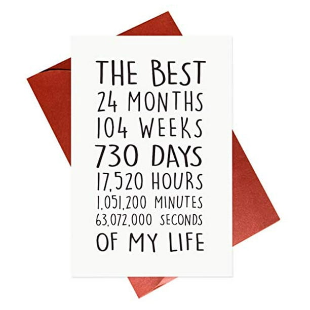 2nd Anniversary Card
